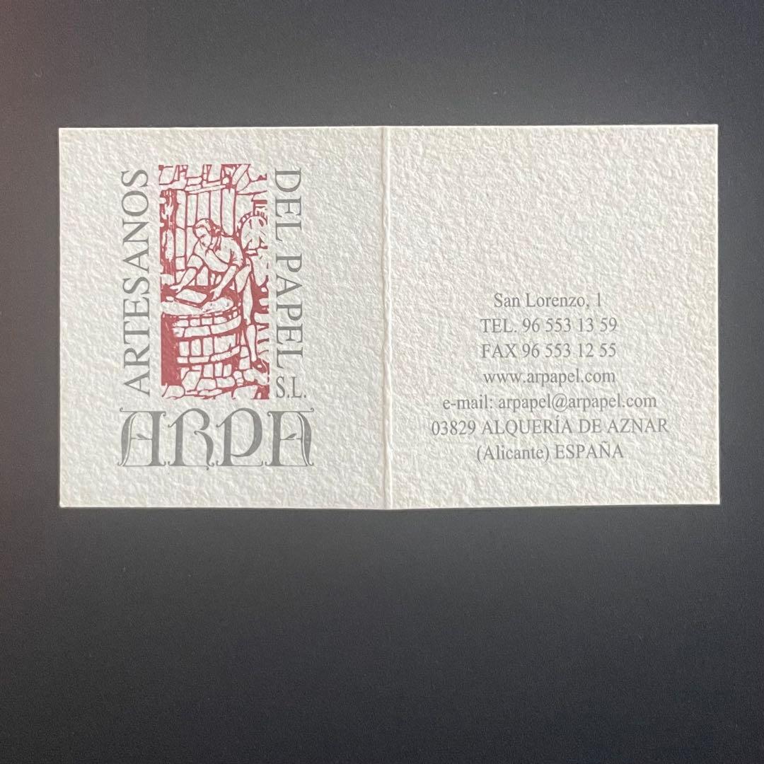 ARPA社 ハンドメイドレザーノート