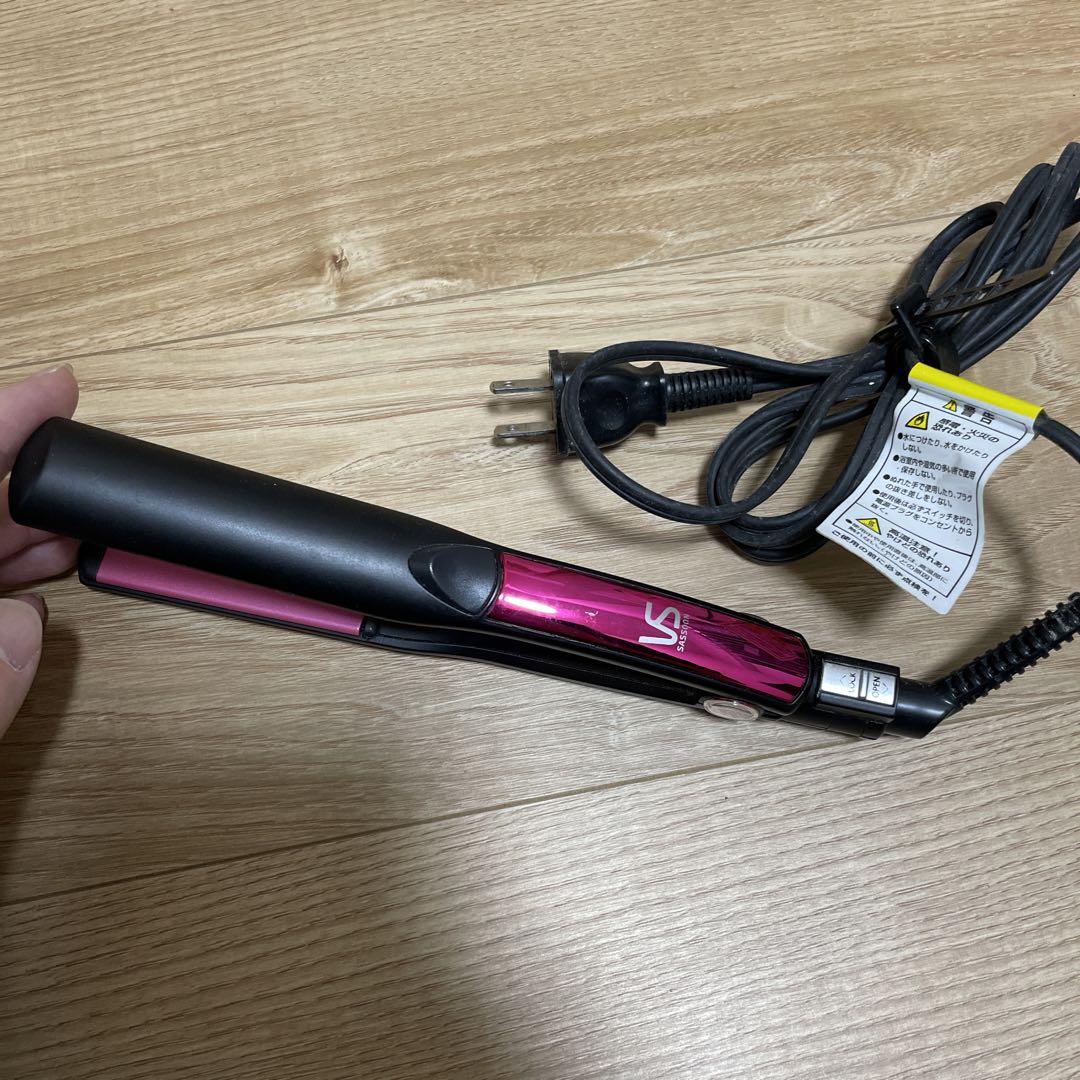 ヴィダル サスーン ストレート ヘアアイロン ピンク  VSI-1017/PJ