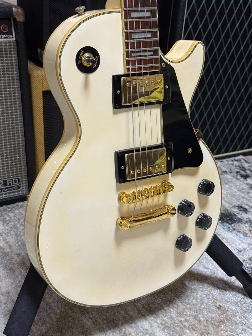 Epiphone Les Paul Custom White 2000s 韓国製