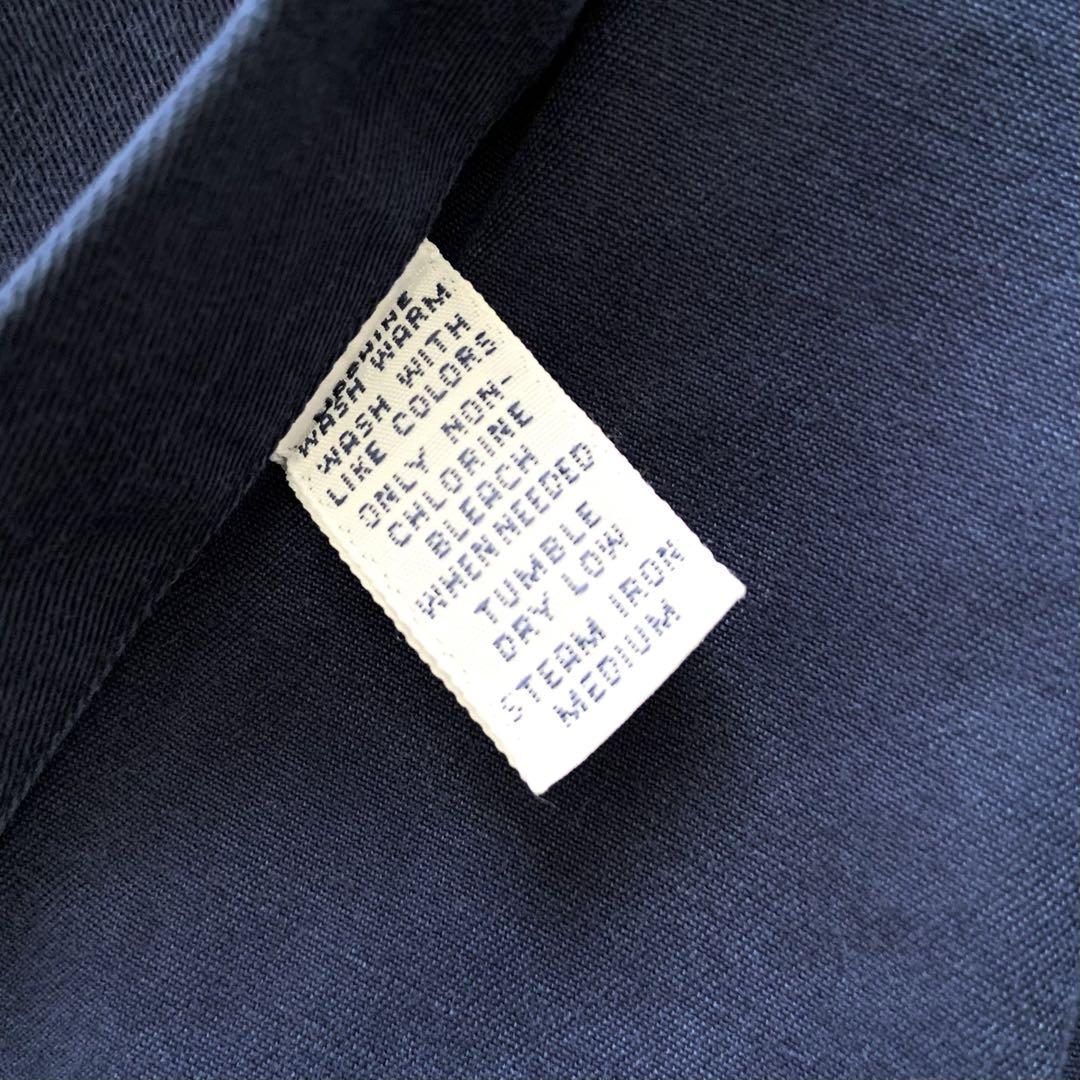 新品未着★Ralph Lauren 長袖シャツ Navy Blake 100%