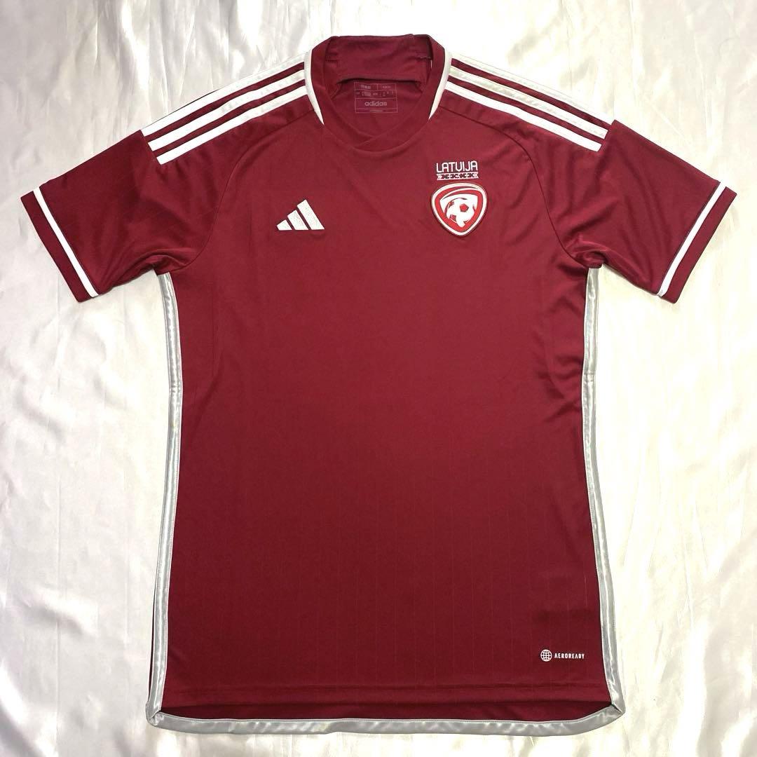 ラトビア代表 2008 adidas ホーム半袖 ユニフォーム（インポート