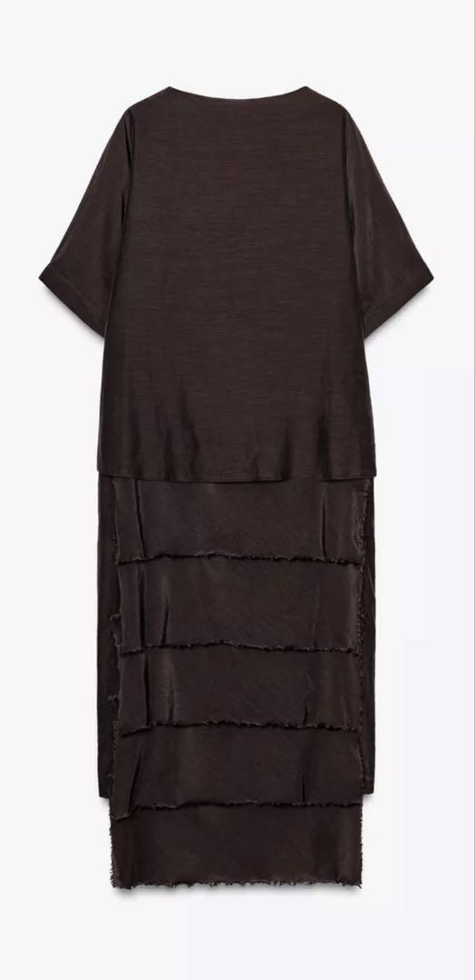 ZARA ZWコレクション フリルワンピース