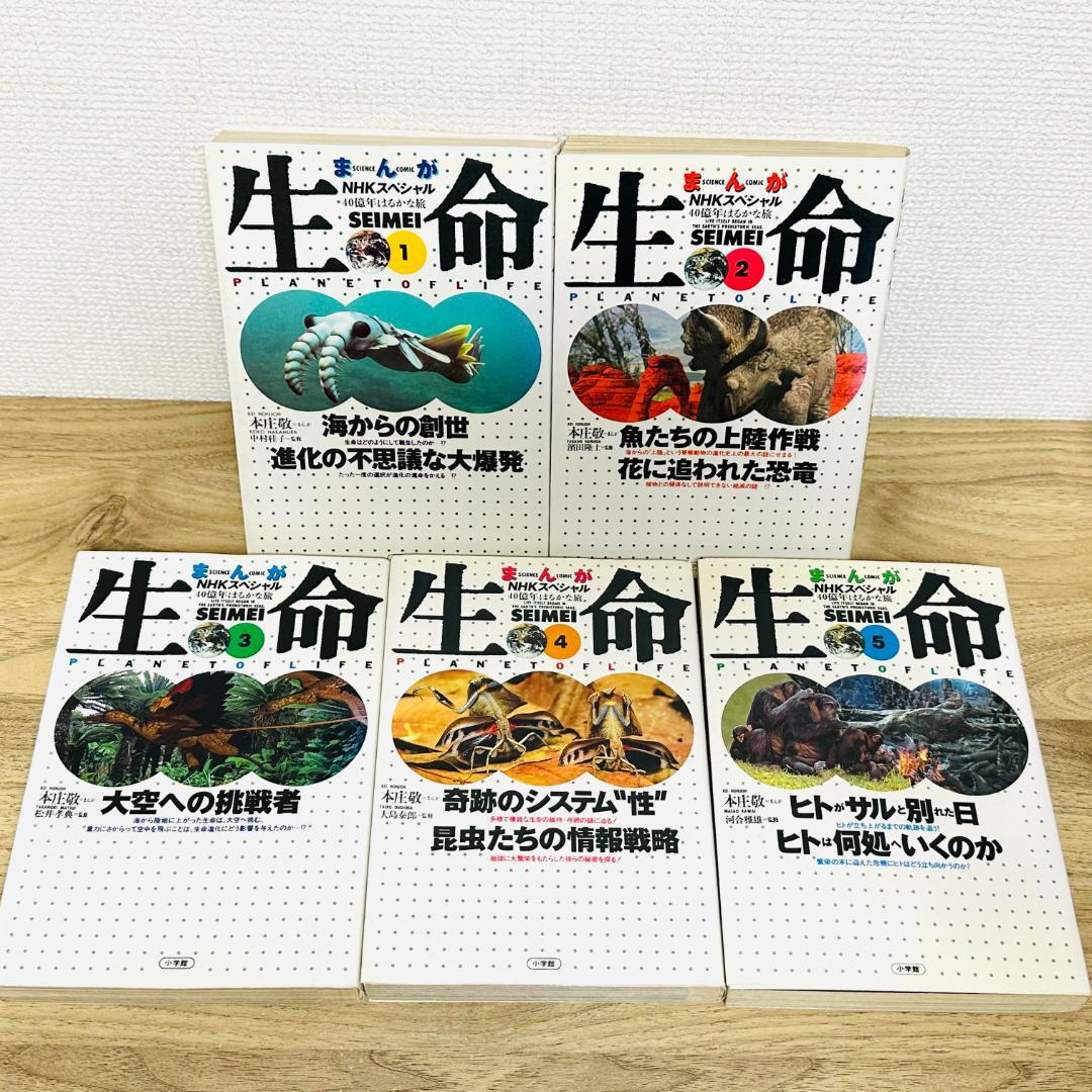 NHKスペシャルまんが生命 40億年はるかな旅　まんが驚異の小宇宙 人体　全巻