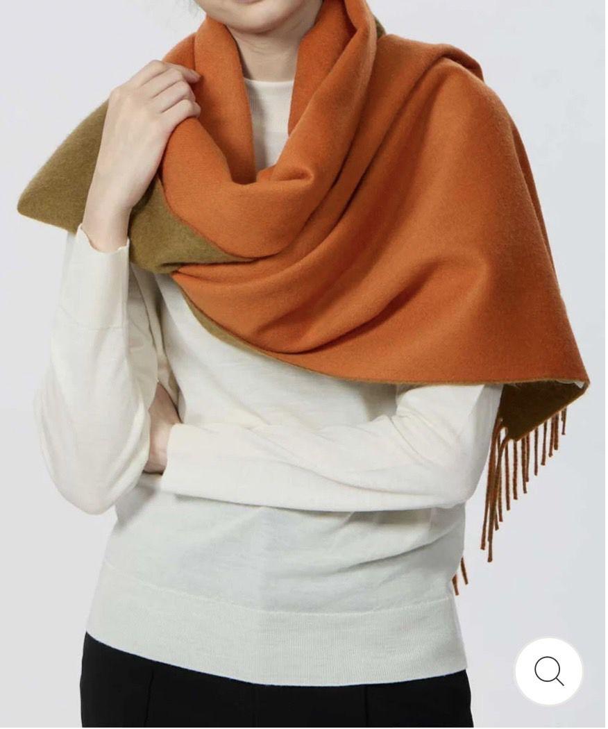 スポンディッシュカシミヤリバーシブルストール | ASAUCE MELER