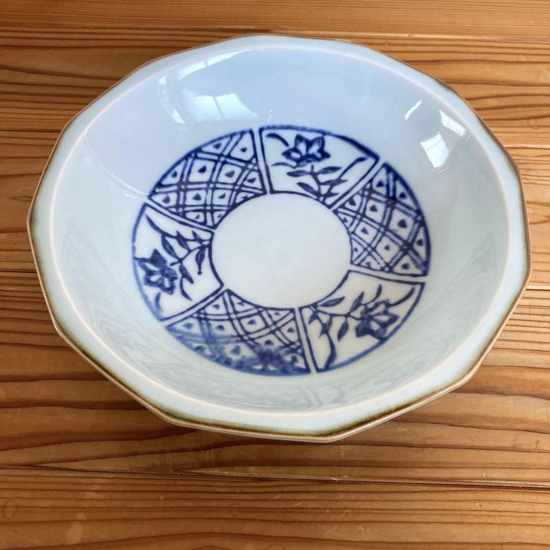 昭和レトロ深皿花柄サラダ蕎麦果物
