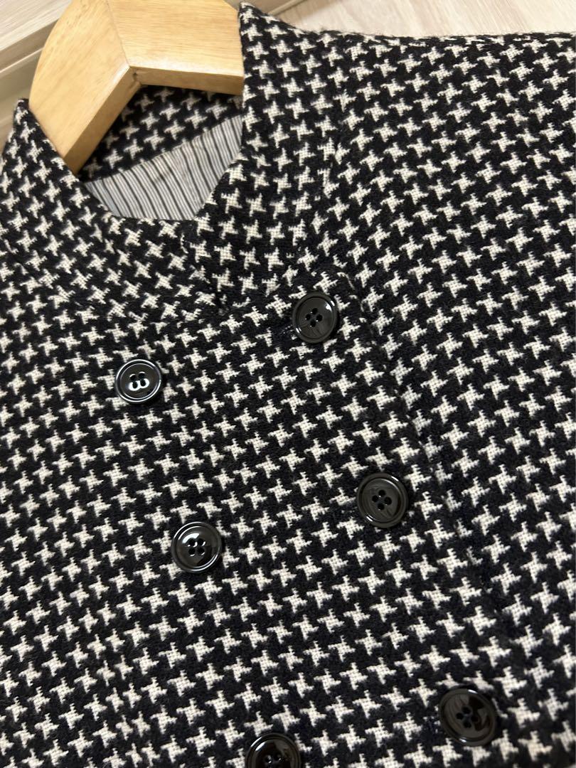美品！EMPORIO ARMANI ダークグレー ロングコート EMPORIO ARMANI ダークグレー コート