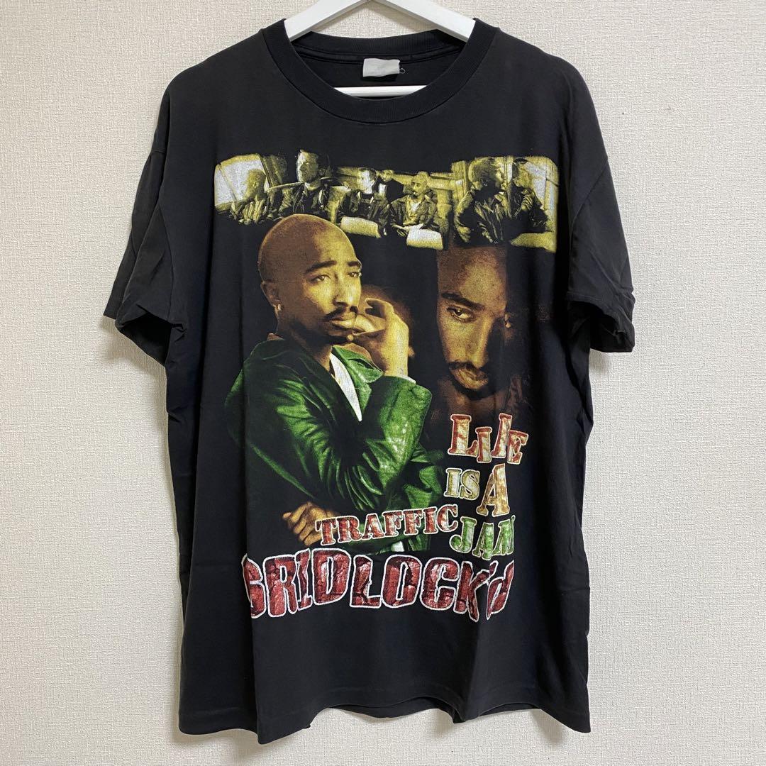 希少 90s 2pac tupac ヴィンテージTシャツ rap vintage