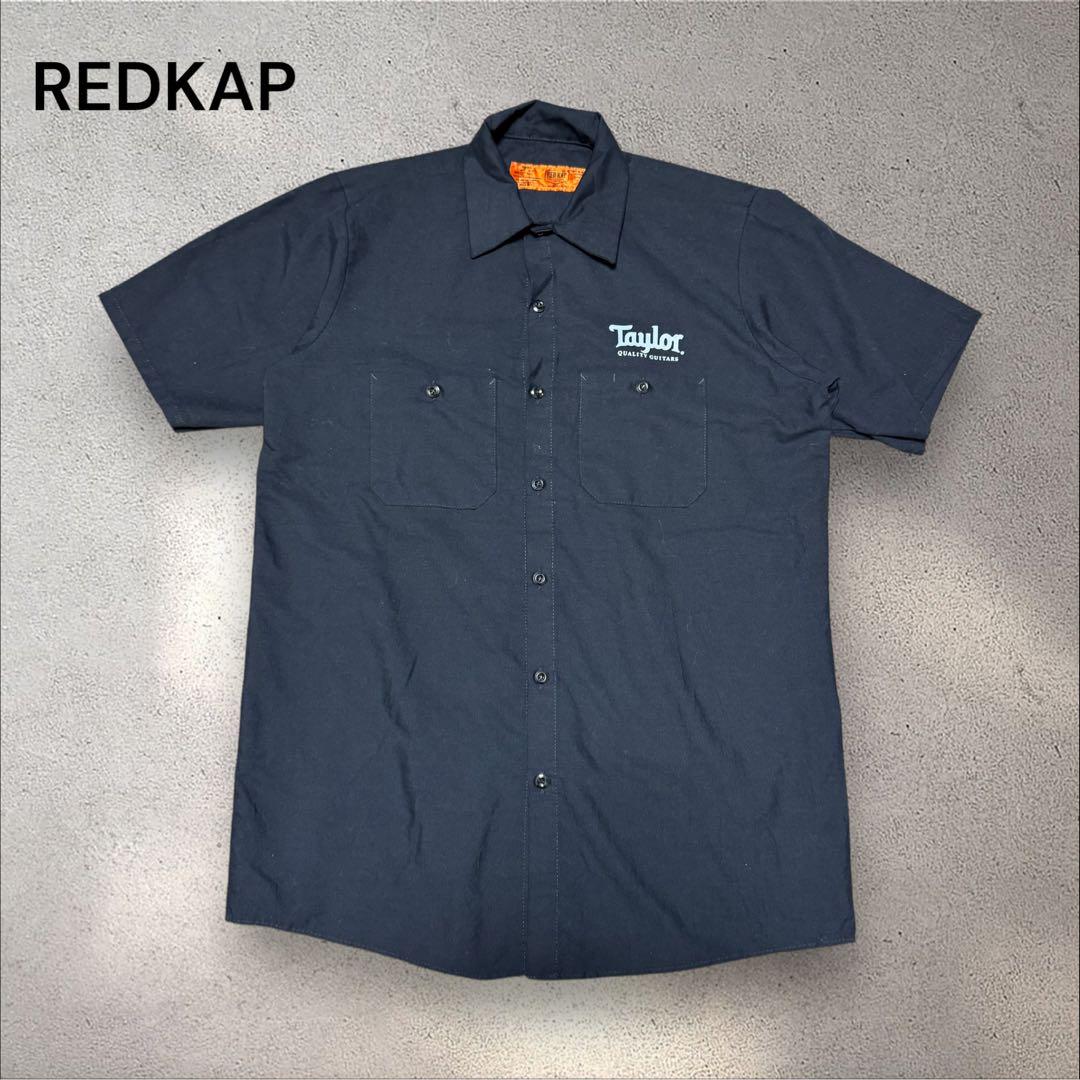 REDKAP レッドキャップ　ブラック　企業ロゴ　胸元ポケット　半袖シャツ 6,900円
