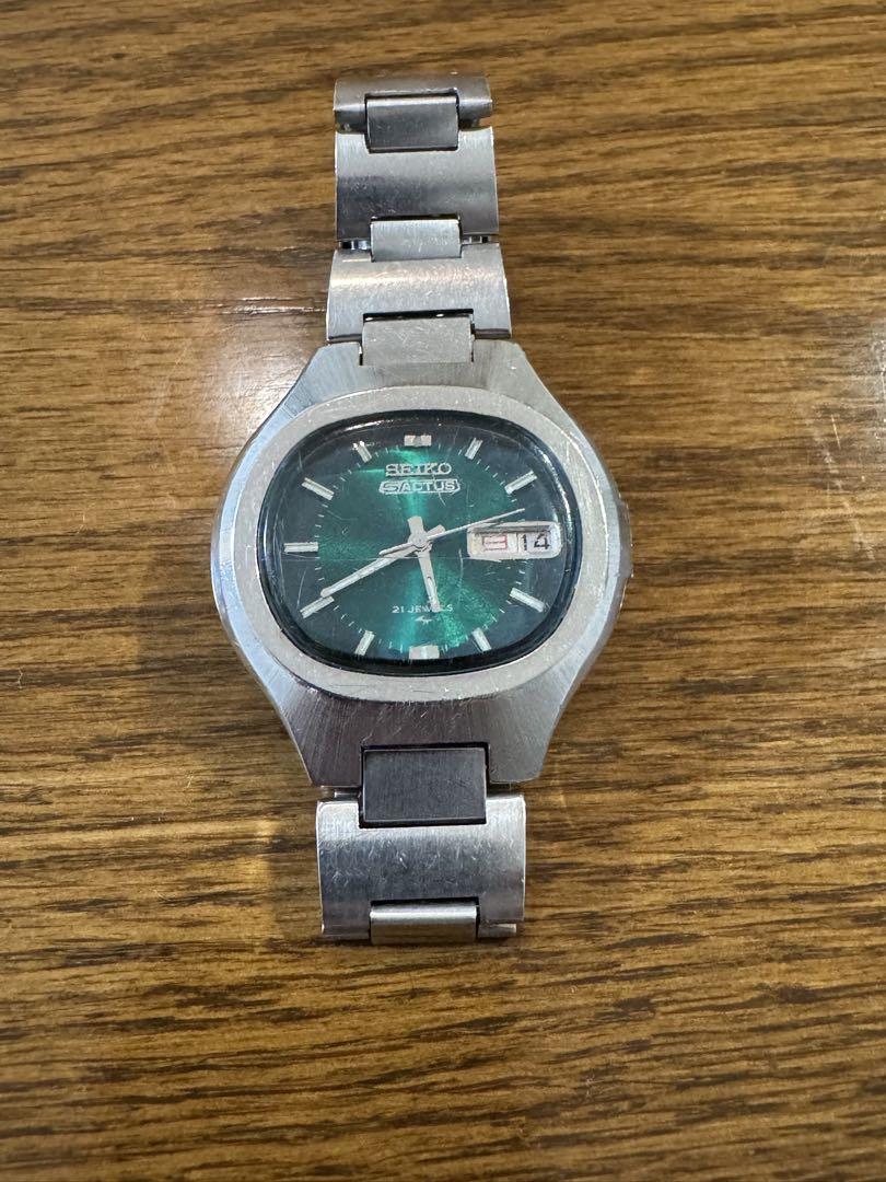 d*t様 SEIKO ブラック クロノグラフ 100m防水