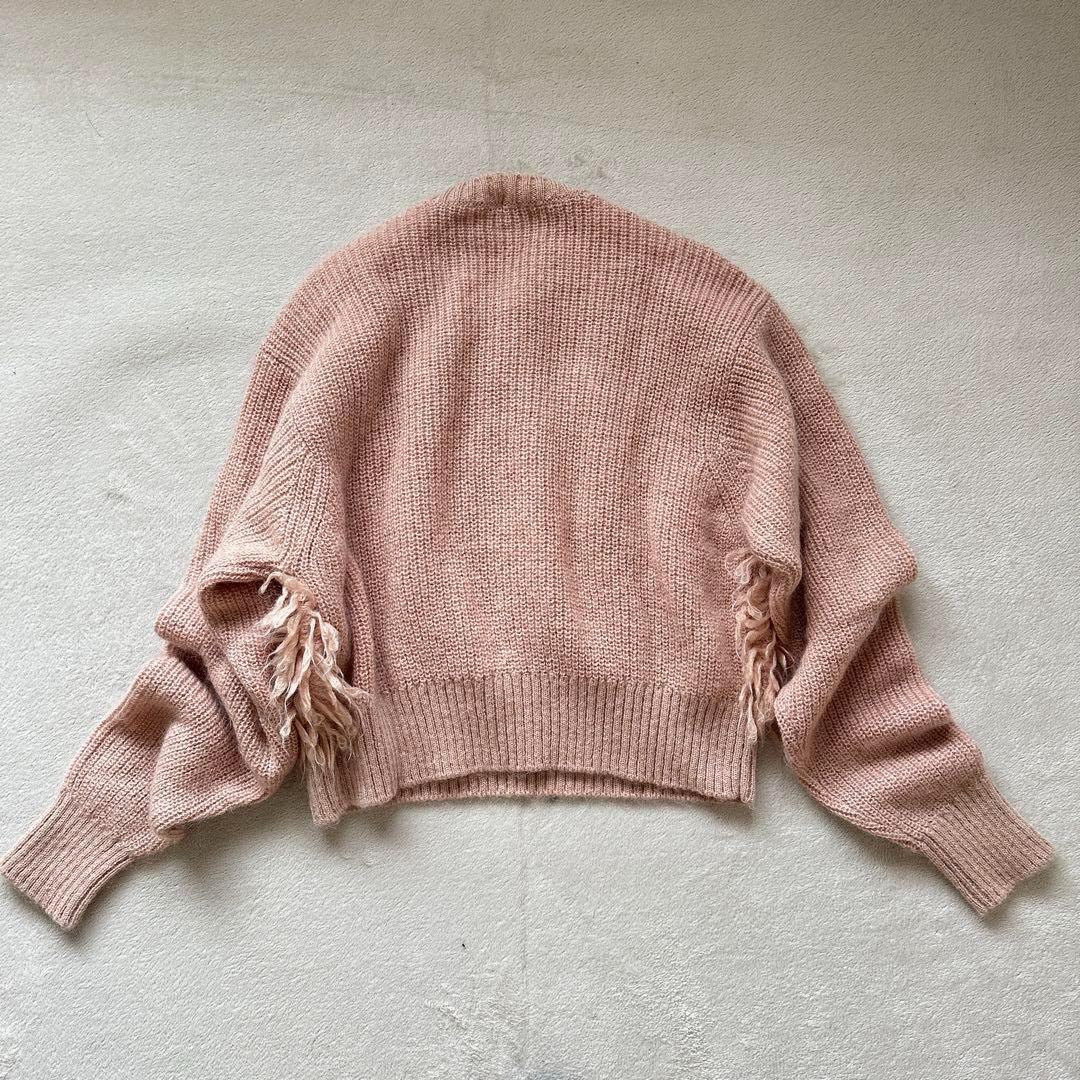 美品 22AW N°21 ヌメロヴェントゥーノ トリムニット ビジュ 40(L) 画像9