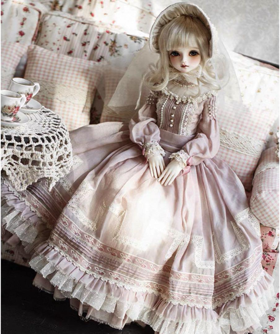 MDD 1/4 ドール用 ドレス ピンク 海外ディーラー様製 4点セット