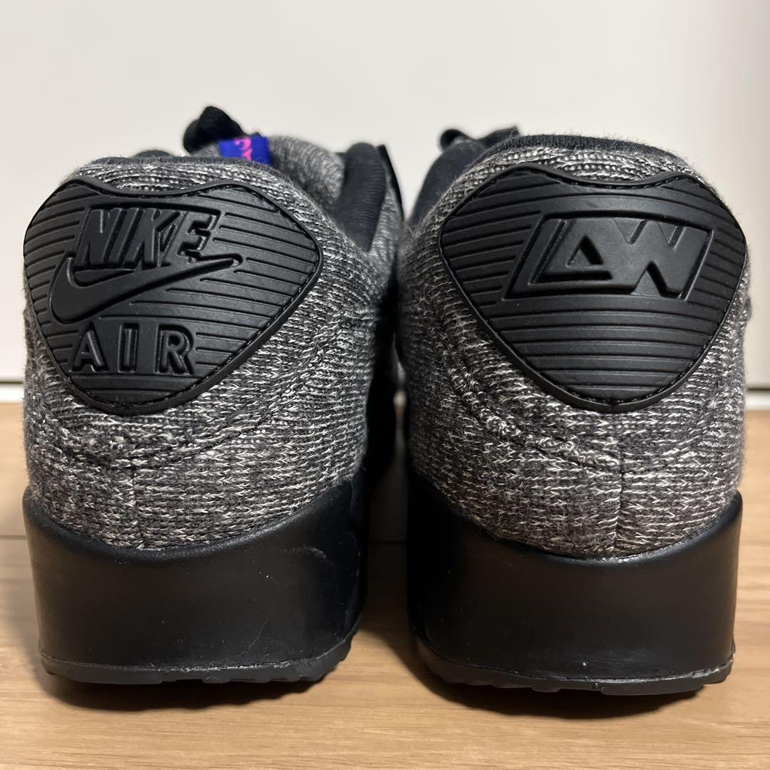 LOOPWHEELER × Nike Air Max 90 Grey Black