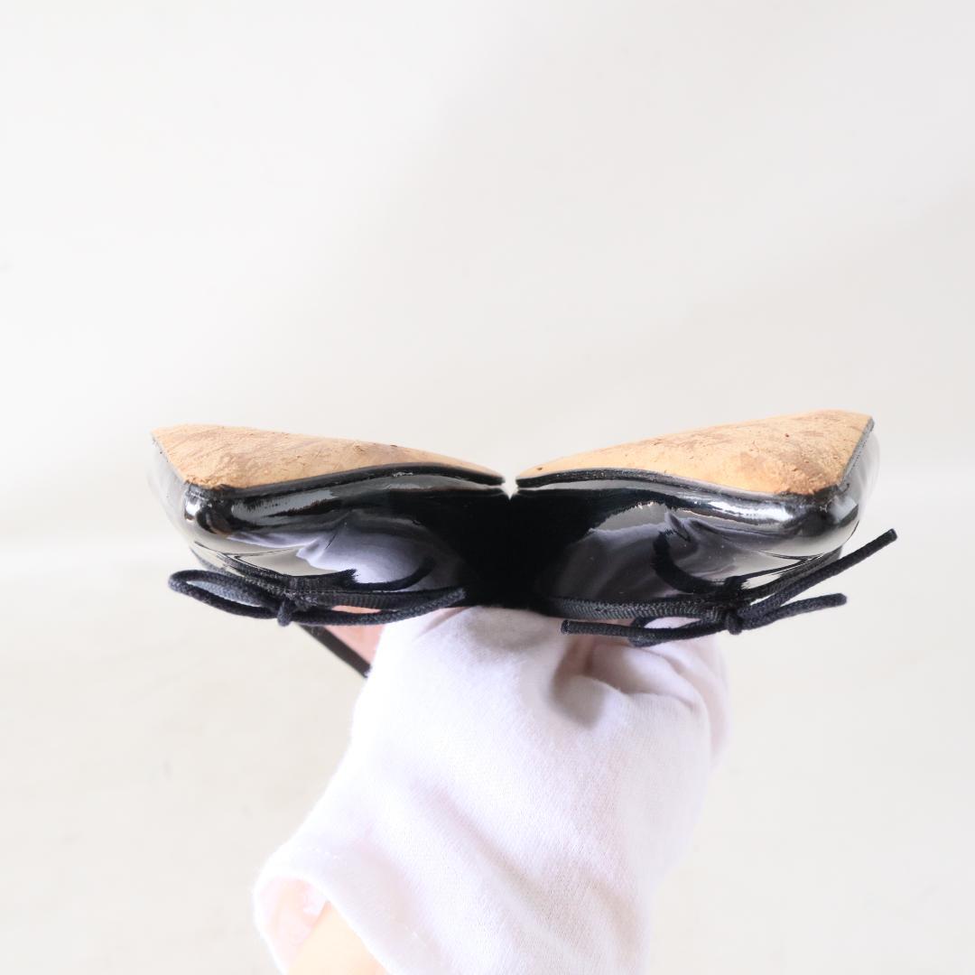 美品レペット　バレエシューズ　ブリジット　黒　39.5/25cm