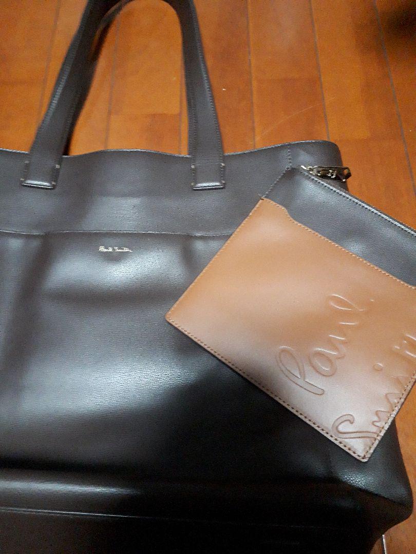 ★新品同様★ ポールスミス レザー トートバッグ ビジネスバッグ ブラウン