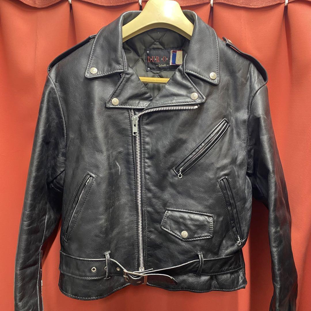 DURO schott ショット ダブル ライダース ジャケット USA製 42