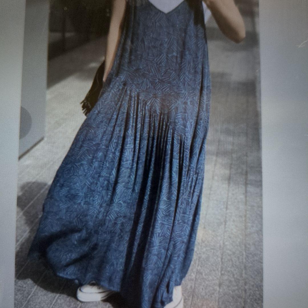 スピックアンドスパンDEVEAUXグラフィックキャミドレス36