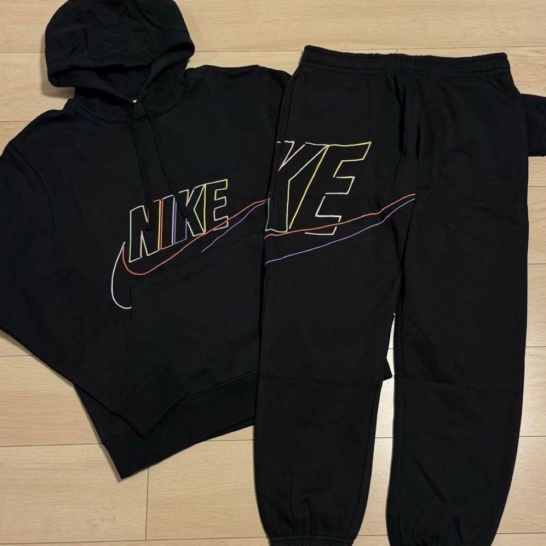 新品NIKE ナイキ セットアップ上下 パーカー スウェット ジョガーパンツ M