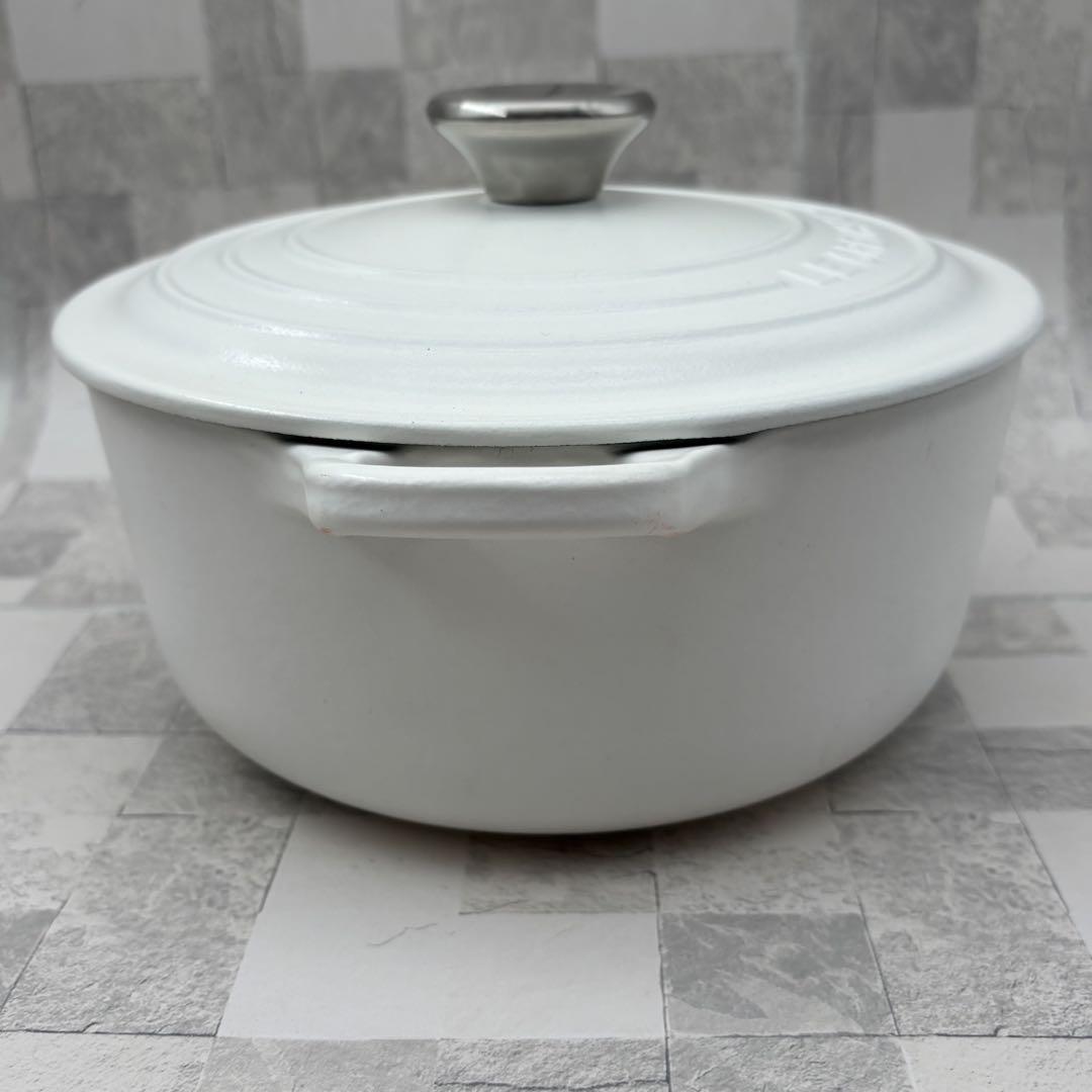 未使用　ルクルーゼ ココットロンド20cm コットン　cotton