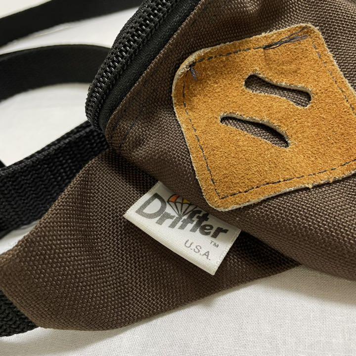 Drifter ドリフター ボディバッグ ウエストバッグ ブラウン USA製