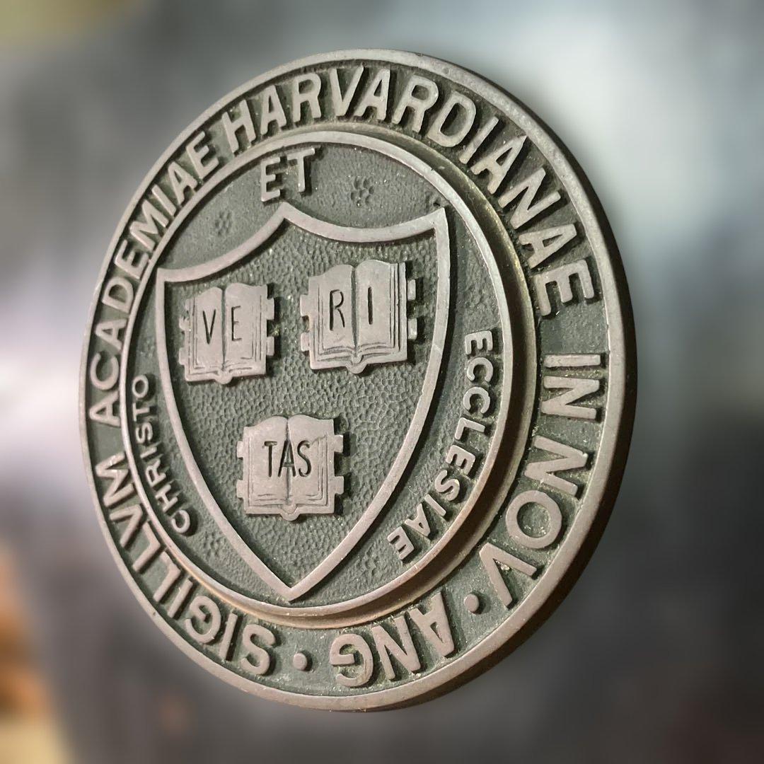 ハーバード大学　記念の盾　レトロ　Harvard University