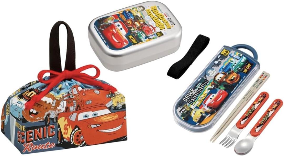 新品◆Skaterアルミお弁当箱3点セット◆カーズ／ディズニーピクサー子供トリオ