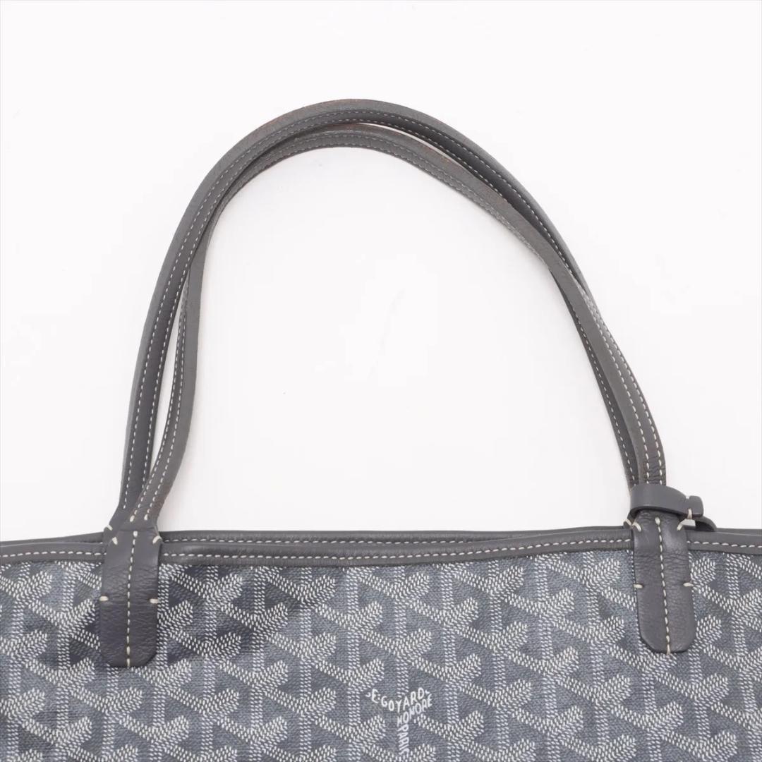 【希少】GOYARD Saint-Louis GM Tote Bag Gray