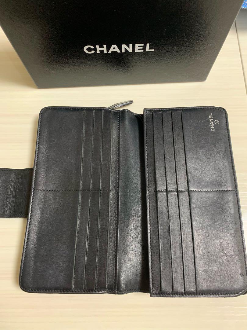 ボーイシャネル 財布 シャネル レア 完売商品 ラムスキン