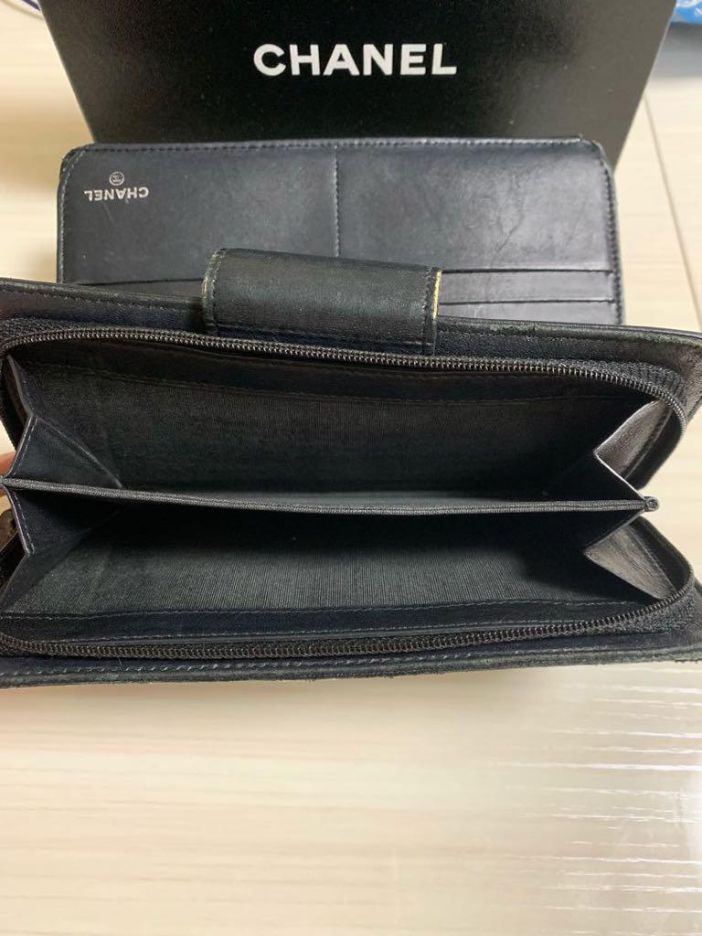 ボーイシャネル 財布 シャネル レア 完売商品 ラムスキン