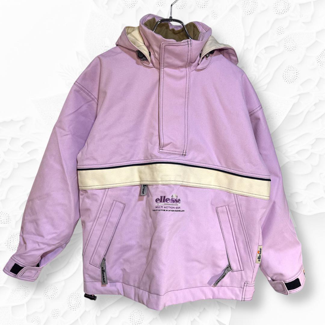 エレッセ スノボ ウェア ジャケット スノー ウェア オーバー パープル 綺麗