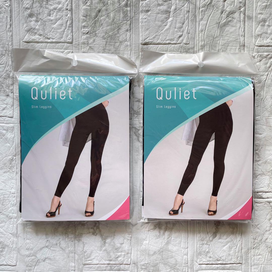 送料込み Quliet キュリエットスリムレギンス 3着 着圧 美脚