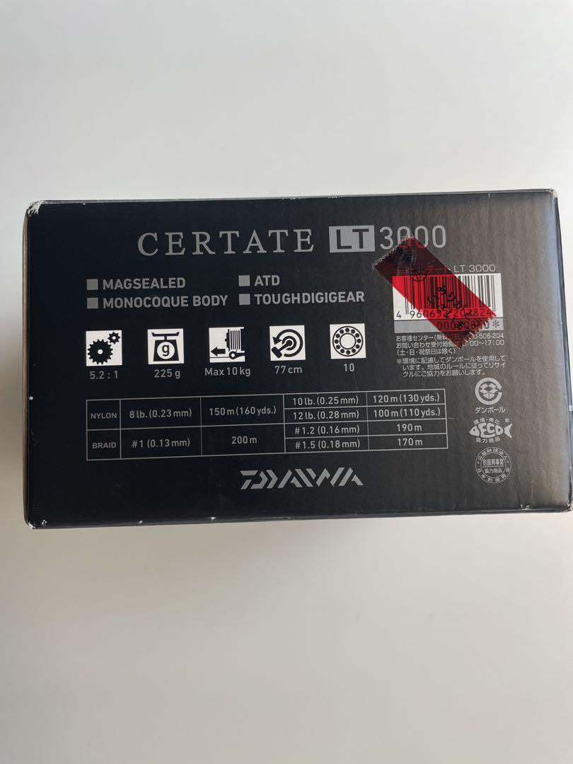 【中古品】DAIWA ‘19CERTATE LT3000