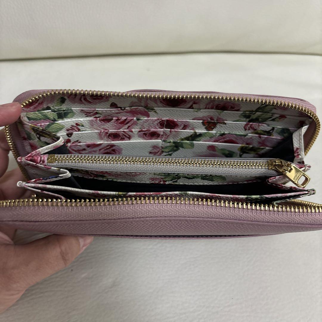 DG ピンク 長財布 花柄内装