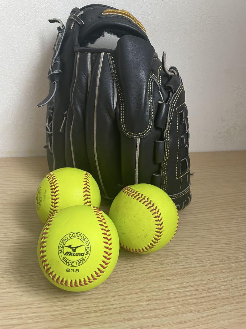 MizunoPro硬式グローブ 左投げ用黒