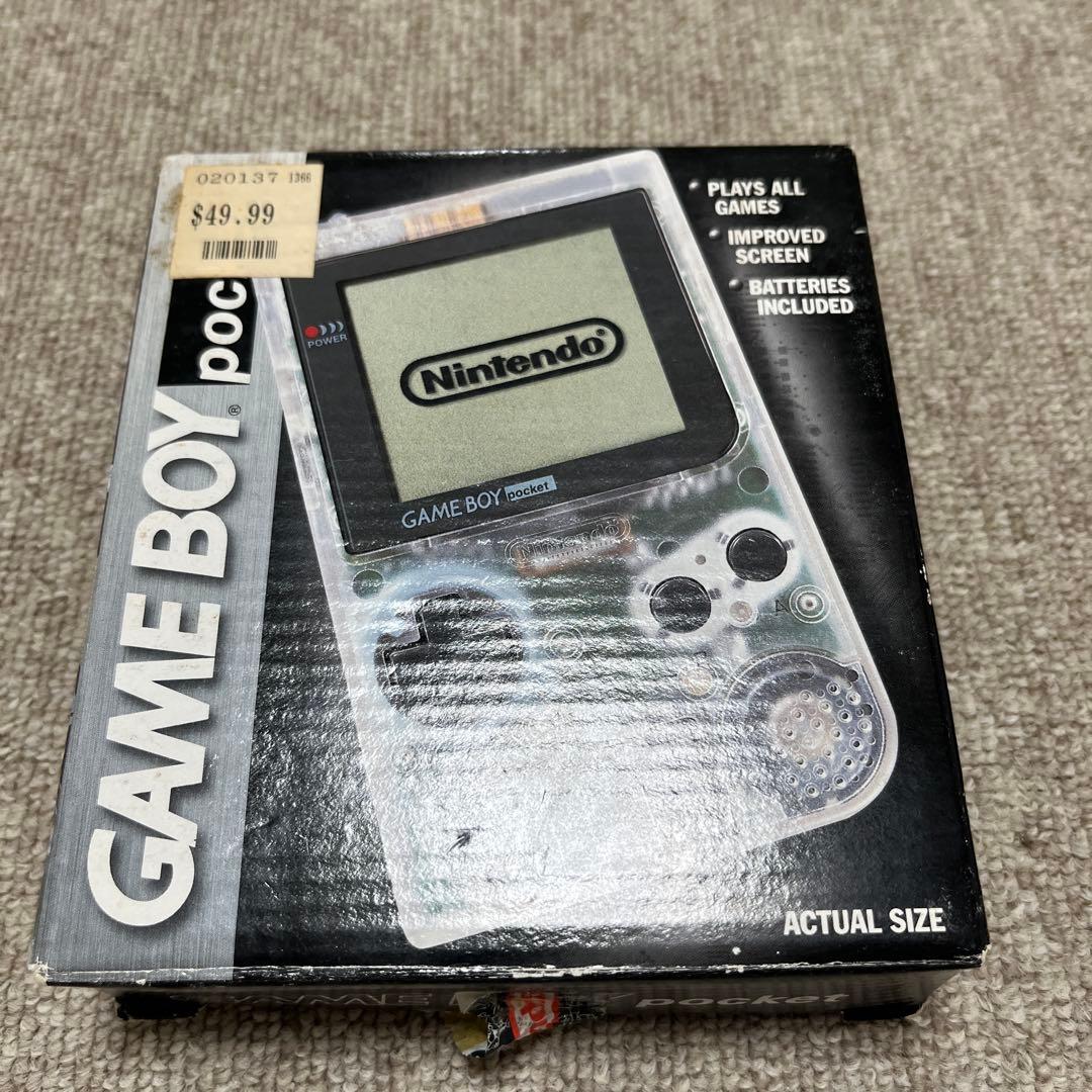 A1602 ゲームボーイポケット スケルトン　海外版