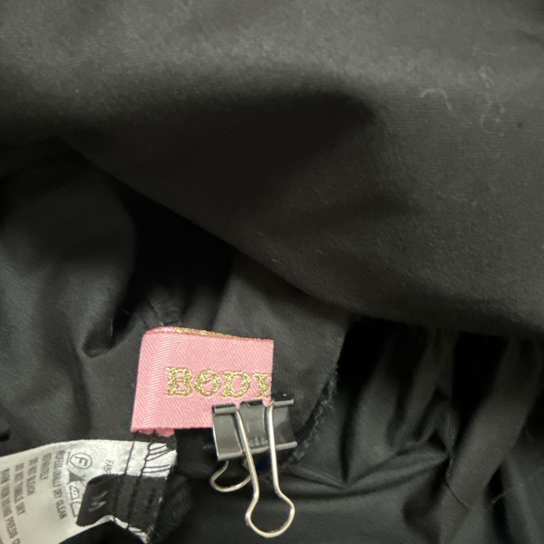【美品】BODYLINE ゴスロリ ワンピース 黒 フリル レース ロリータ M