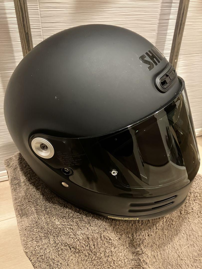 SHOEIヘルメット（グラムスター、マット黒、XL）