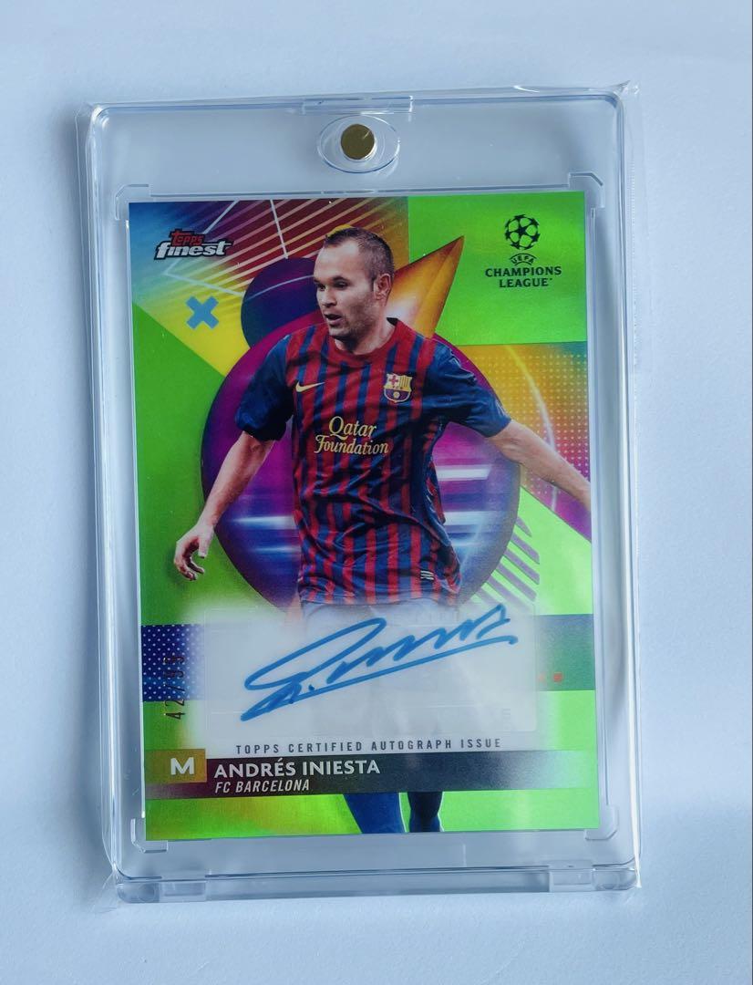 【99シリ】2023-24 TOPPS FINEST イニエスタ サインカード