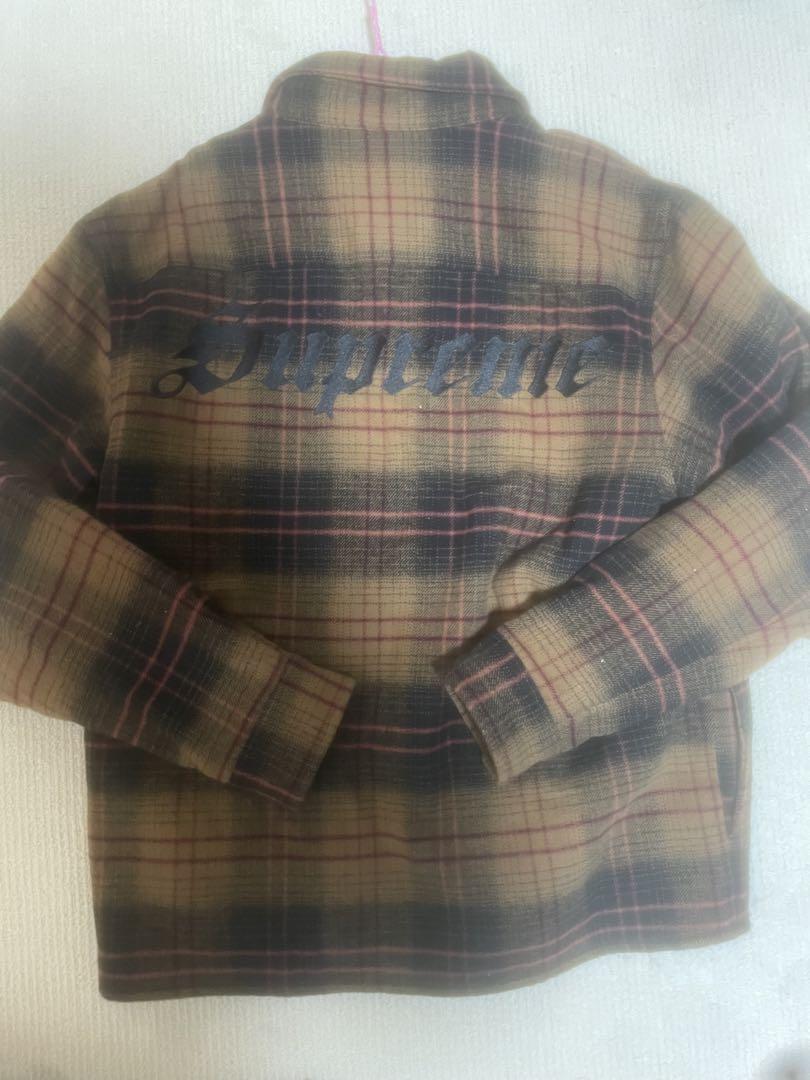 ジャケット・アウター Supreme Lined Flannel Snap Shirt S