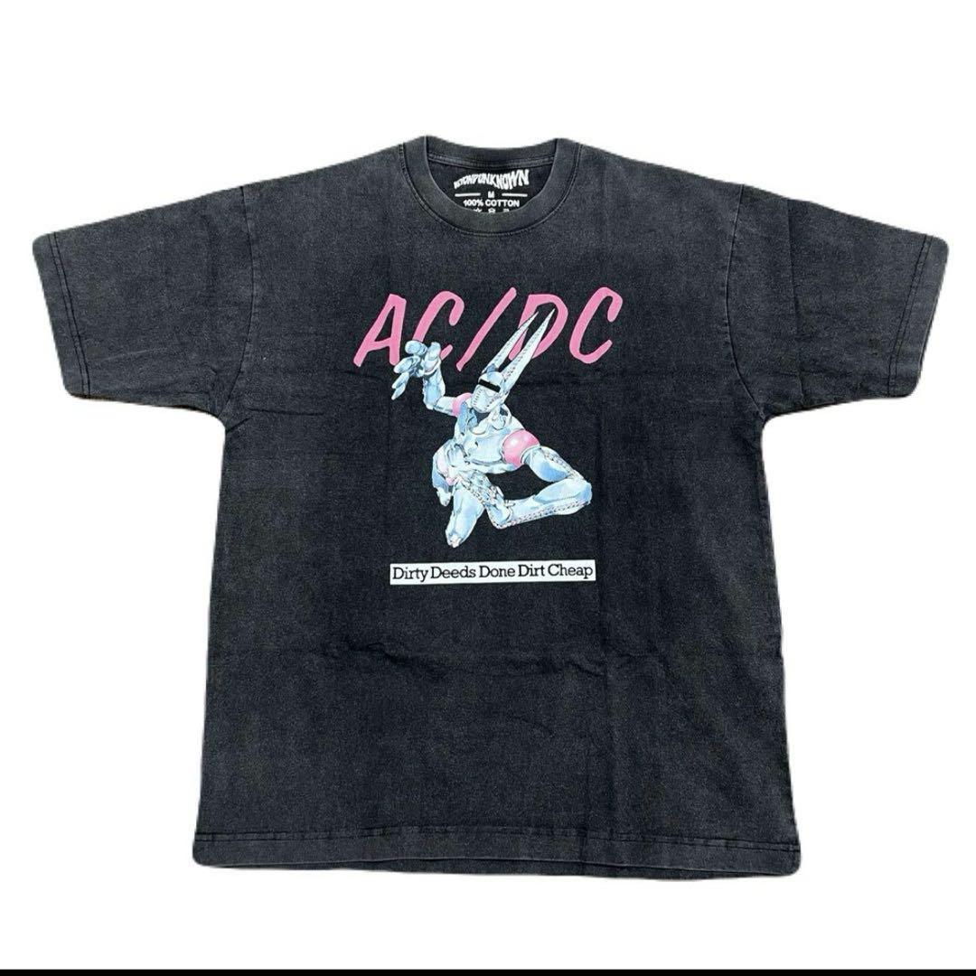 ジョジョの奇妙な冒険 Tシャツ ACDC アニメ Tシャツ
