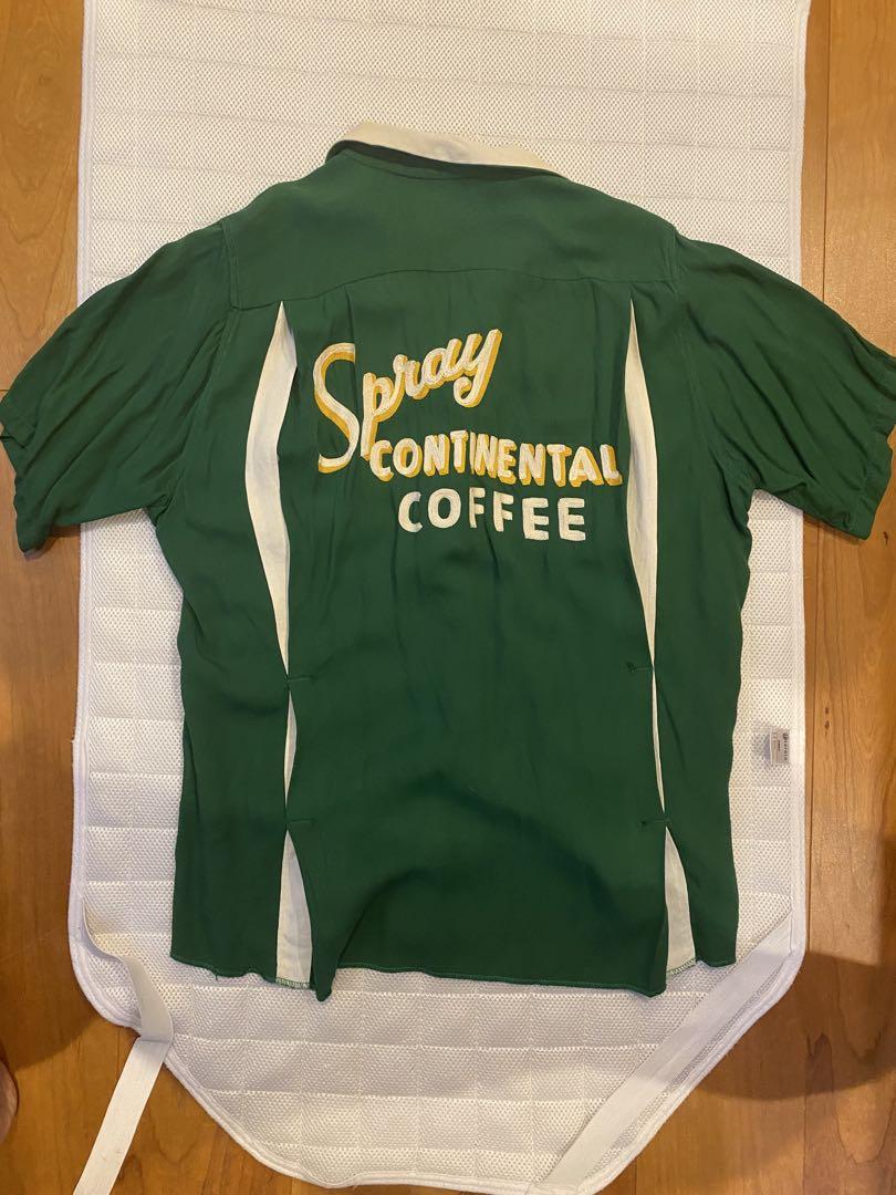 King Louie 60s ツートンカラーボウリングシャツ グリーン M