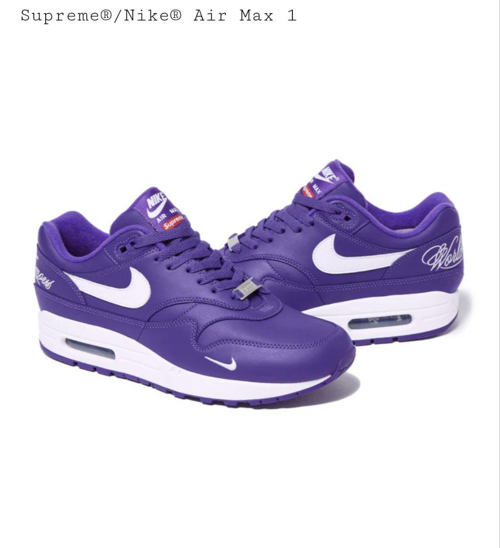 Supreme × Nike Air Max 1 '87 SP 26.5cm