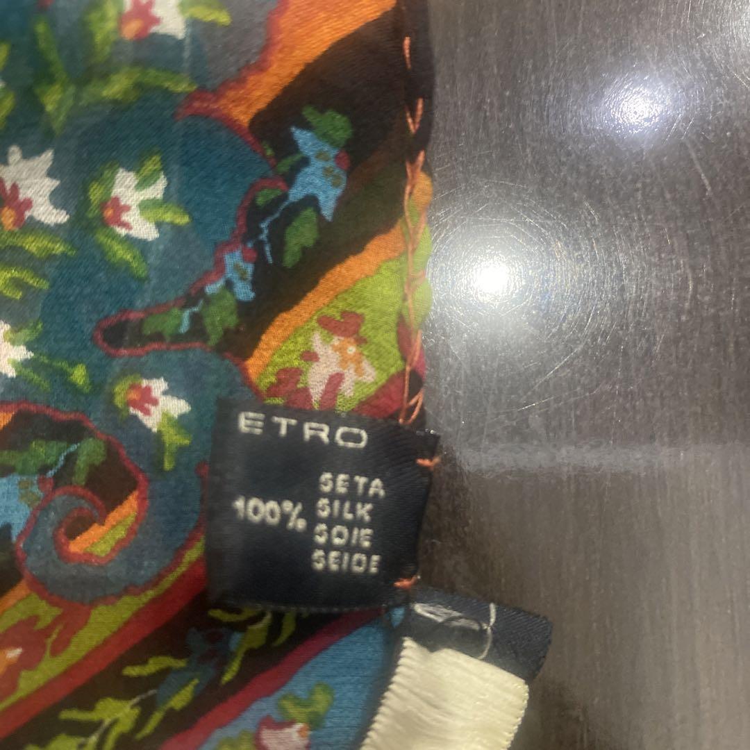 ETRO 大判正方形スカーフ ETRO 大判正方形スカーフ