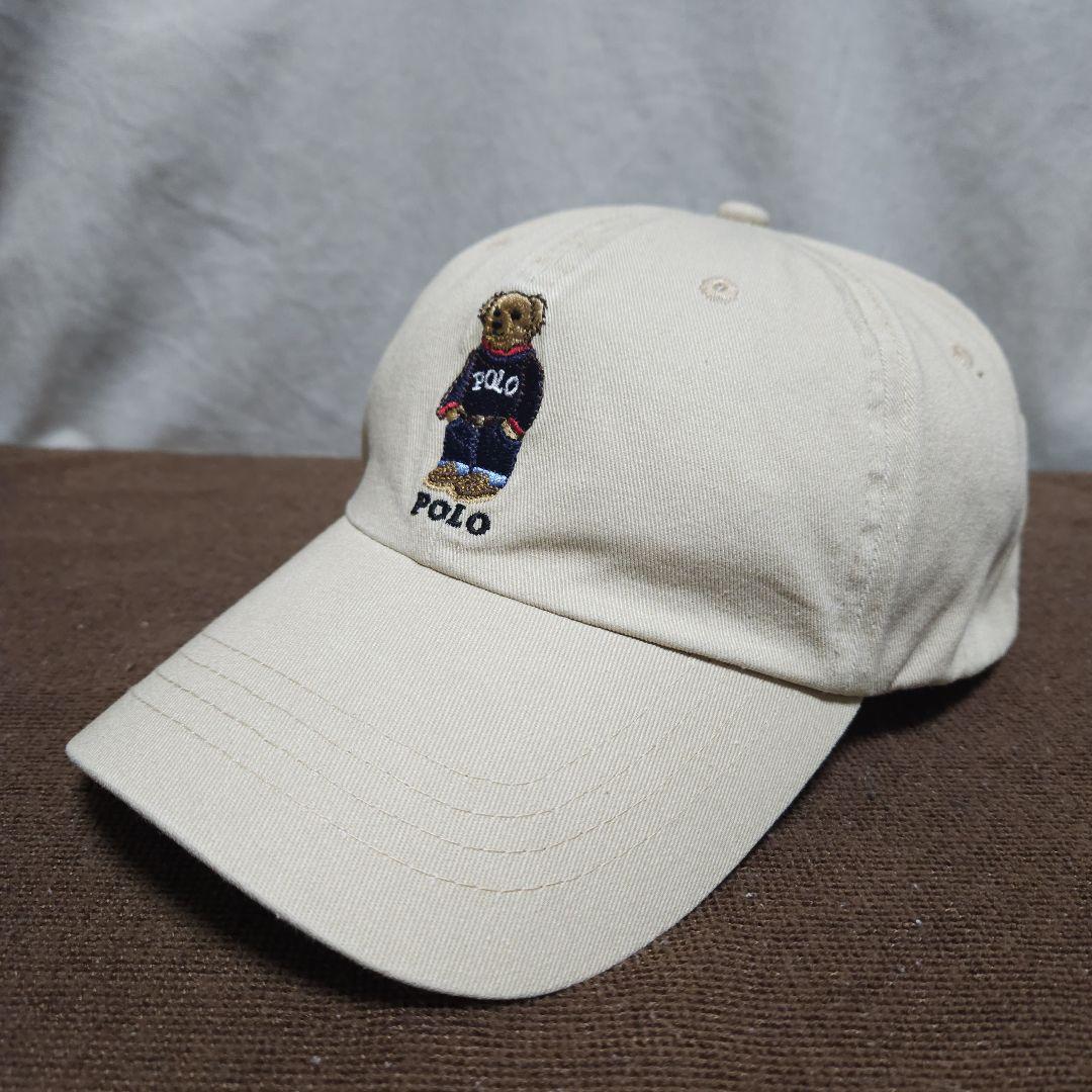 POLO ポロ ラルフローレン キャップ 茶 ベージュ ポニー 古着 ラルフローレン POLO ポロ キャップ 茶 ベージュ ポニー 古着