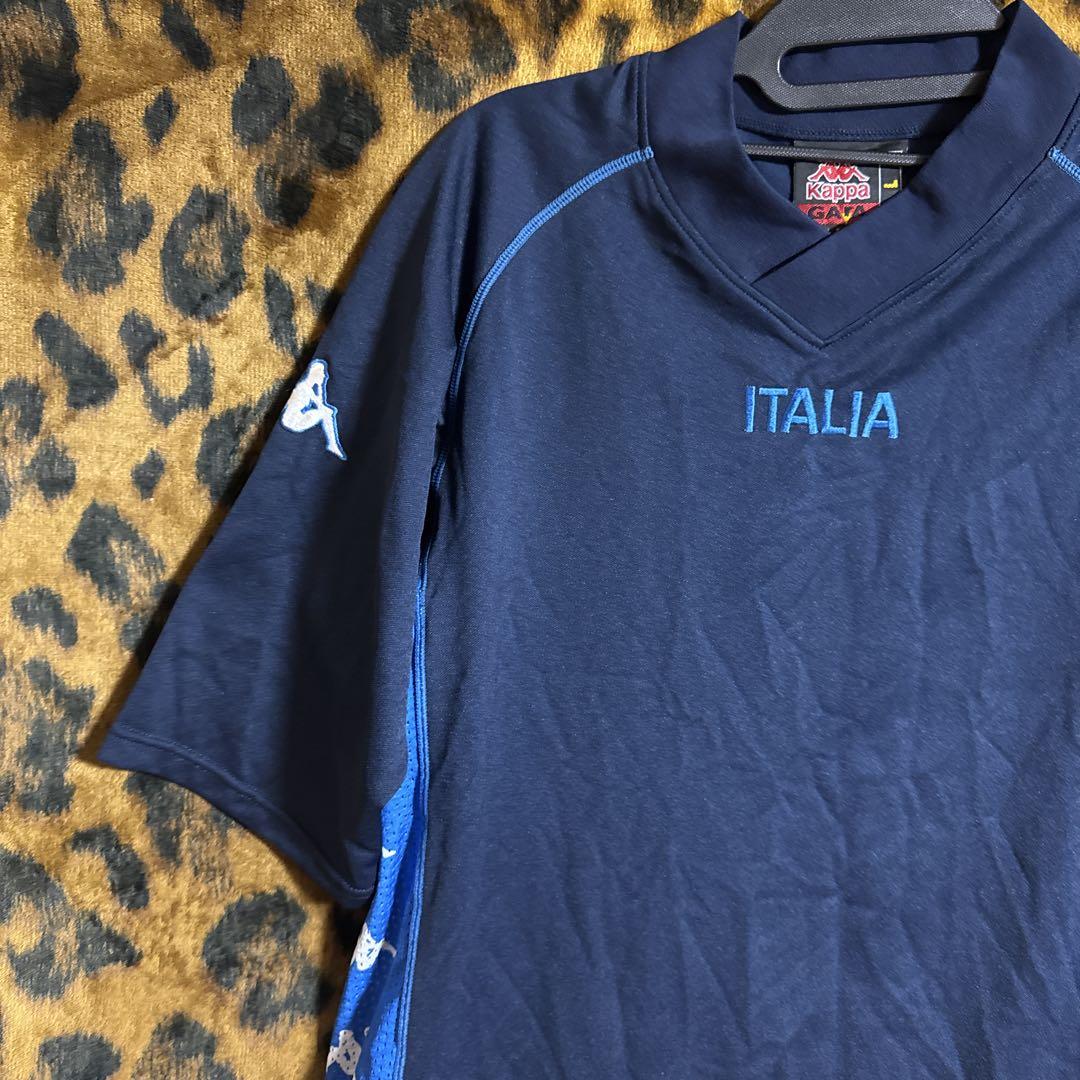 ITALIA NAVY L size football Futsal サッカー