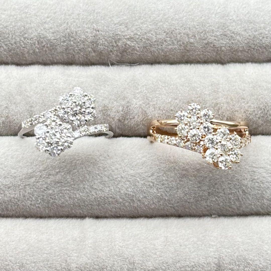 K18 天然 ダイヤモンド 1.00ct リング 新品