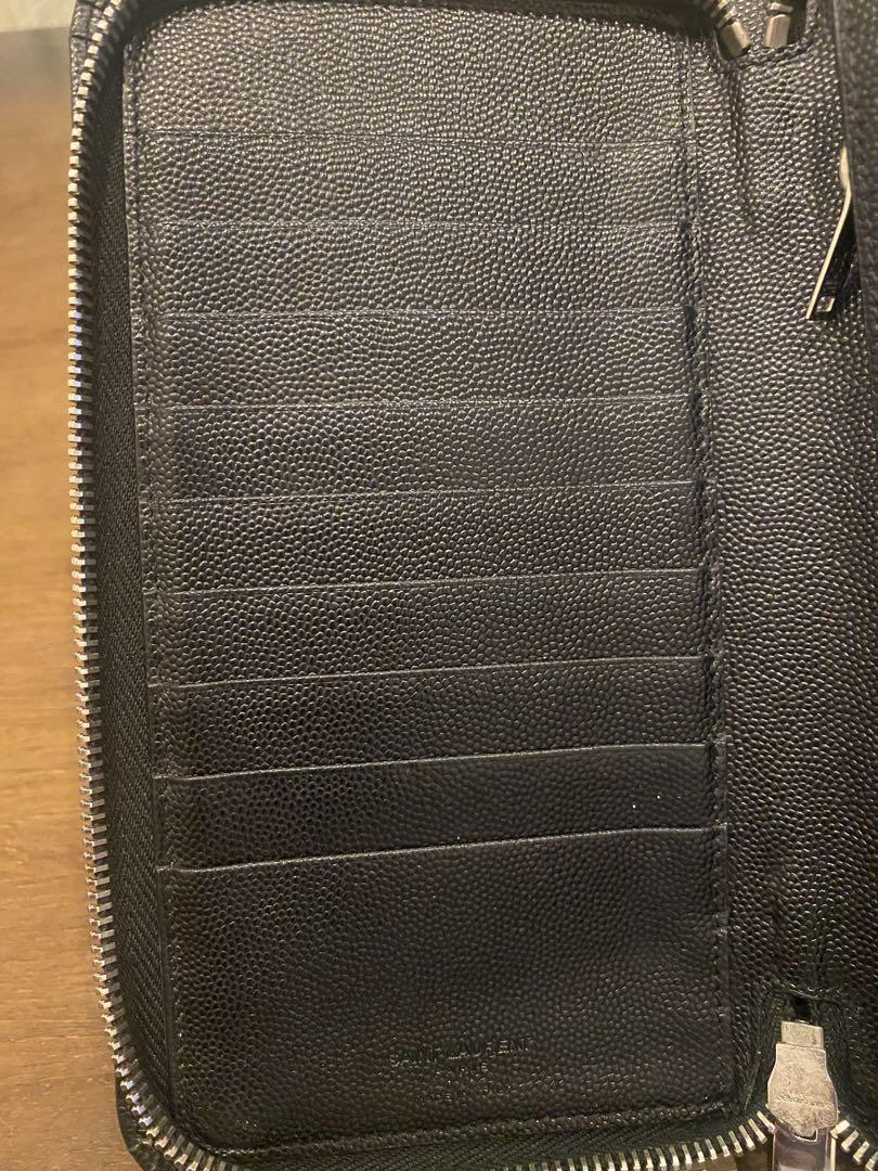 SAINT LAURENT 長財布 レザー ブラック