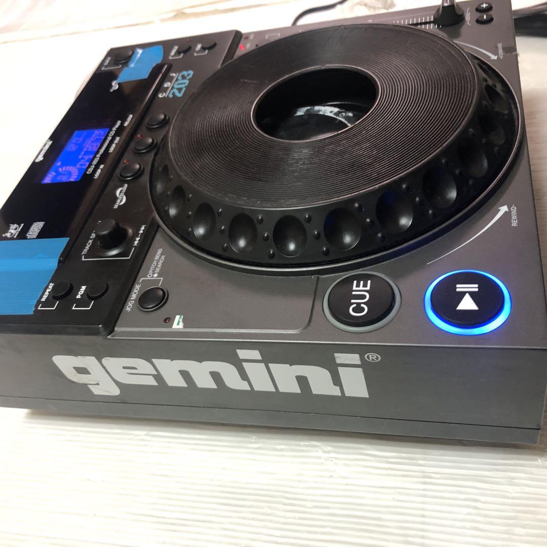 CDJコントローラー通電確認済みgemini cdm3200 ジェミナイ