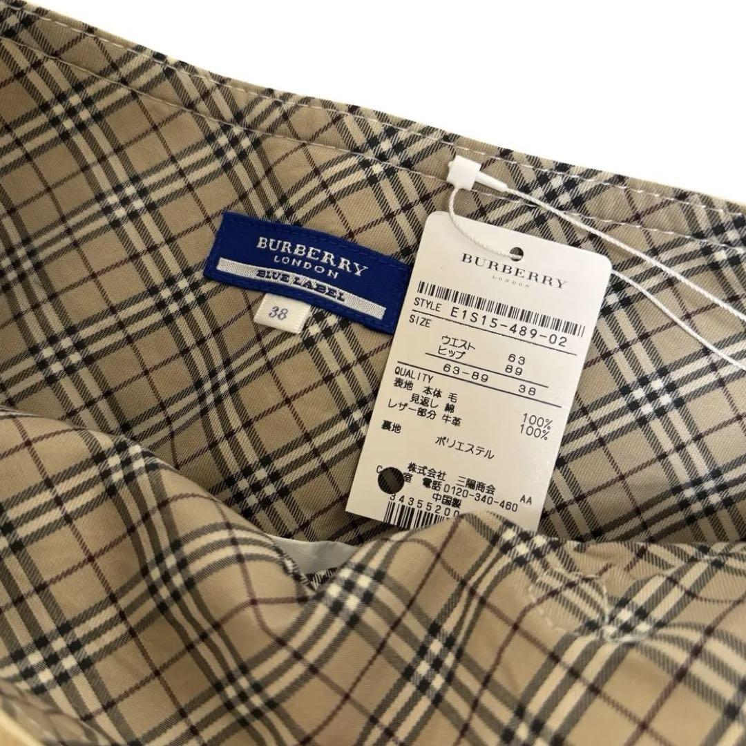 新品　Burberry プリーツミニスカート　38