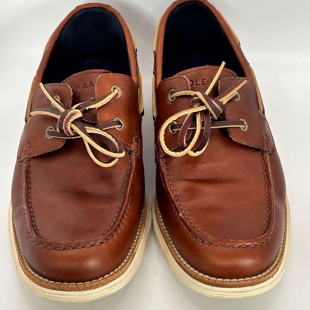 COLE HAAN コールハーン デッキシューズ ブラウン 7 カジュアル Cole Haan☆デッキシューズ 7.5 ブラウン COLE HAAN コールハーン