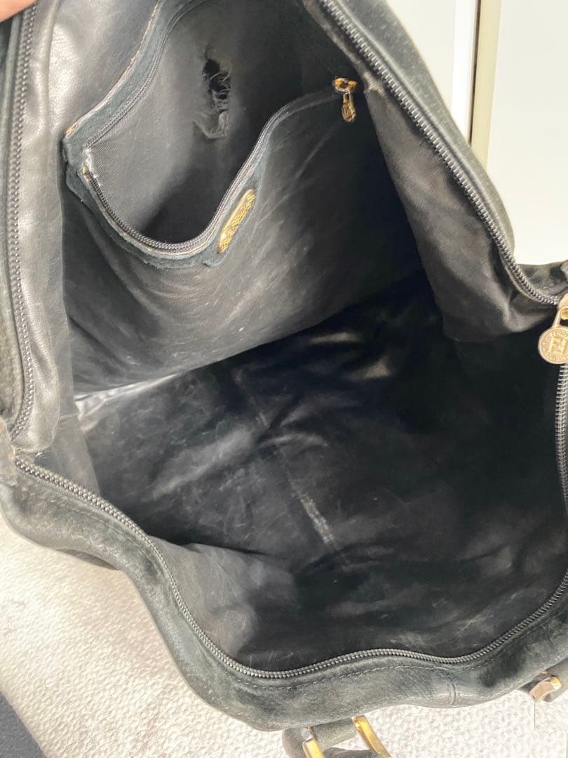 OLD FENDI ハンドバッグ　スエード